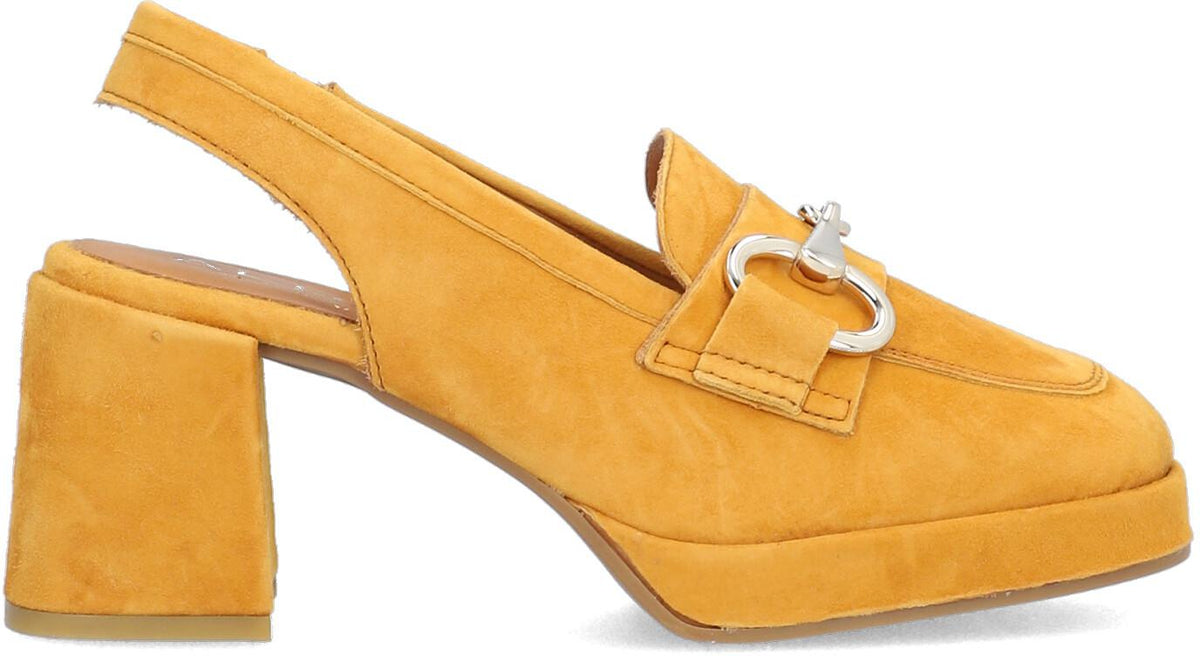 Velvet Asos Mustard Heels ALPE VOGUE Alpe Women's Shoes