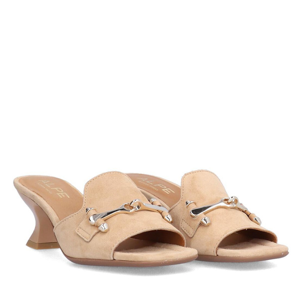 Sandals Alpe Camel size 39 EU in Suede - 26219590