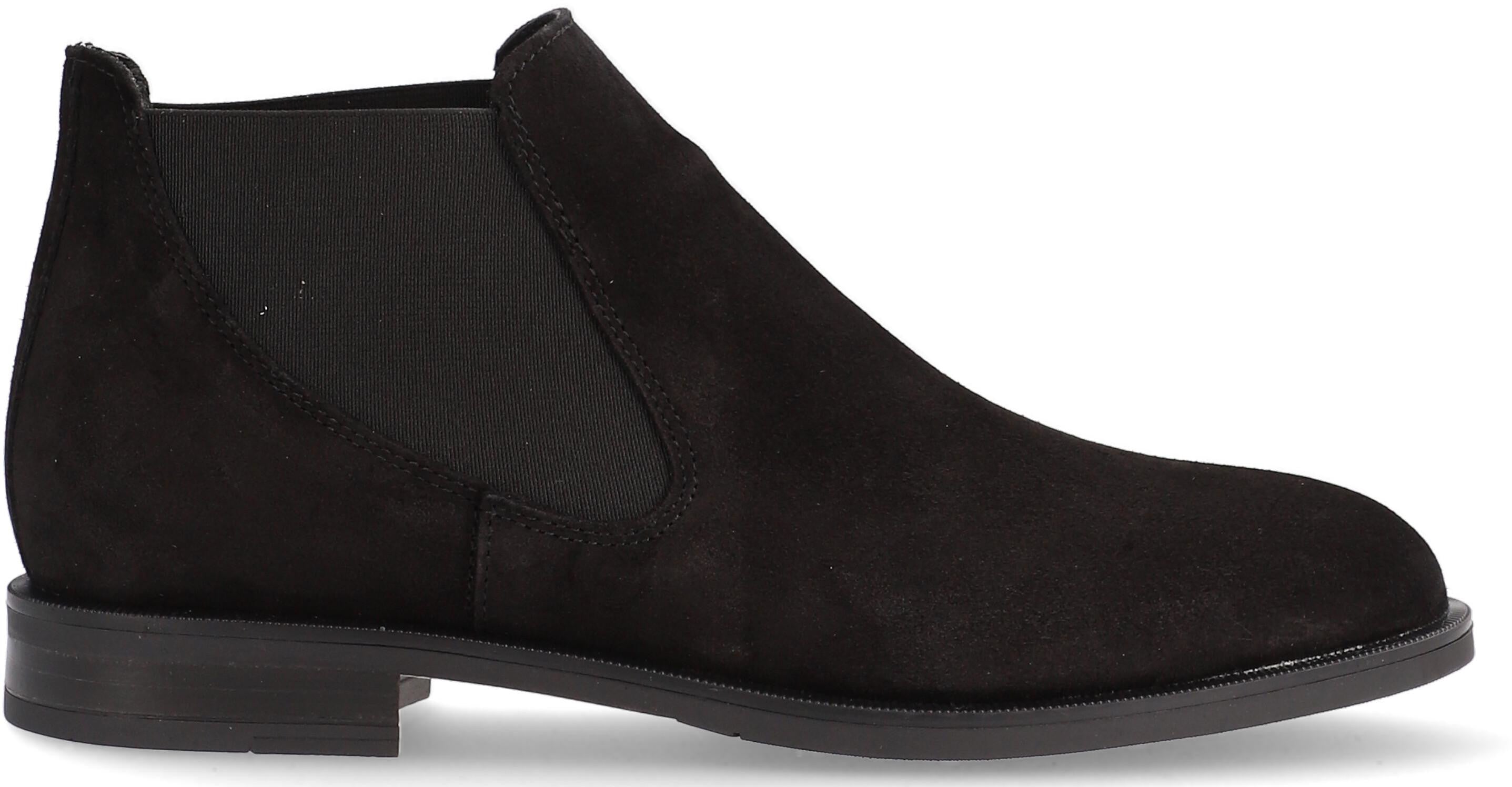 Alpe Black Suede Wedges Ankle Boots Alpe Hamal Black Suede Zip